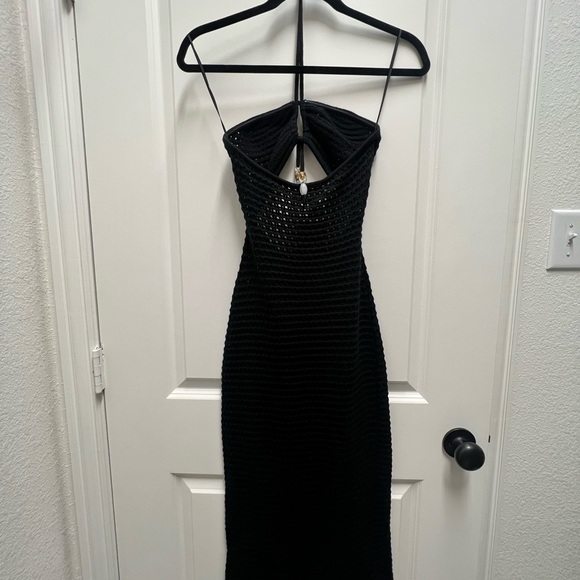 Black knit dress HM size small - Picture 3 of 3